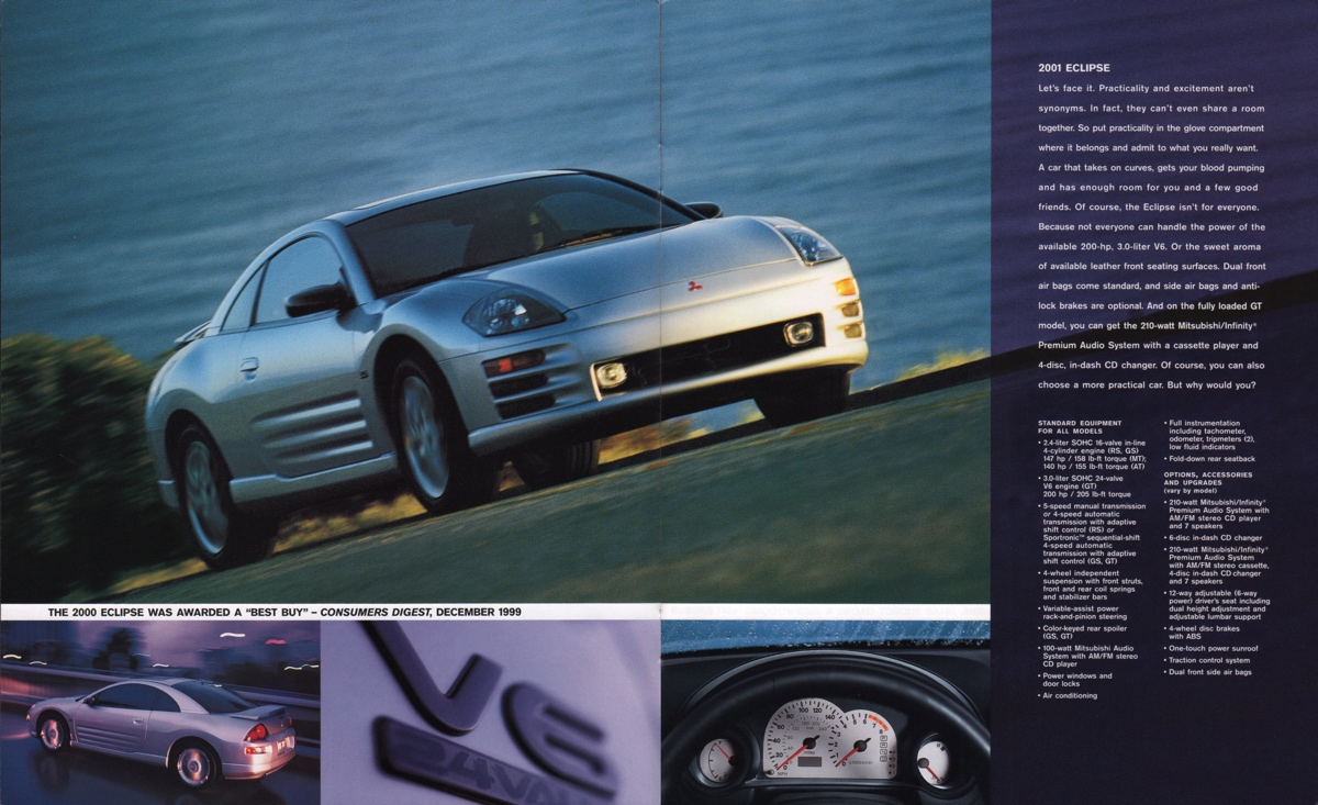 2001 Mitsubishi Full Line Brochure Page 9